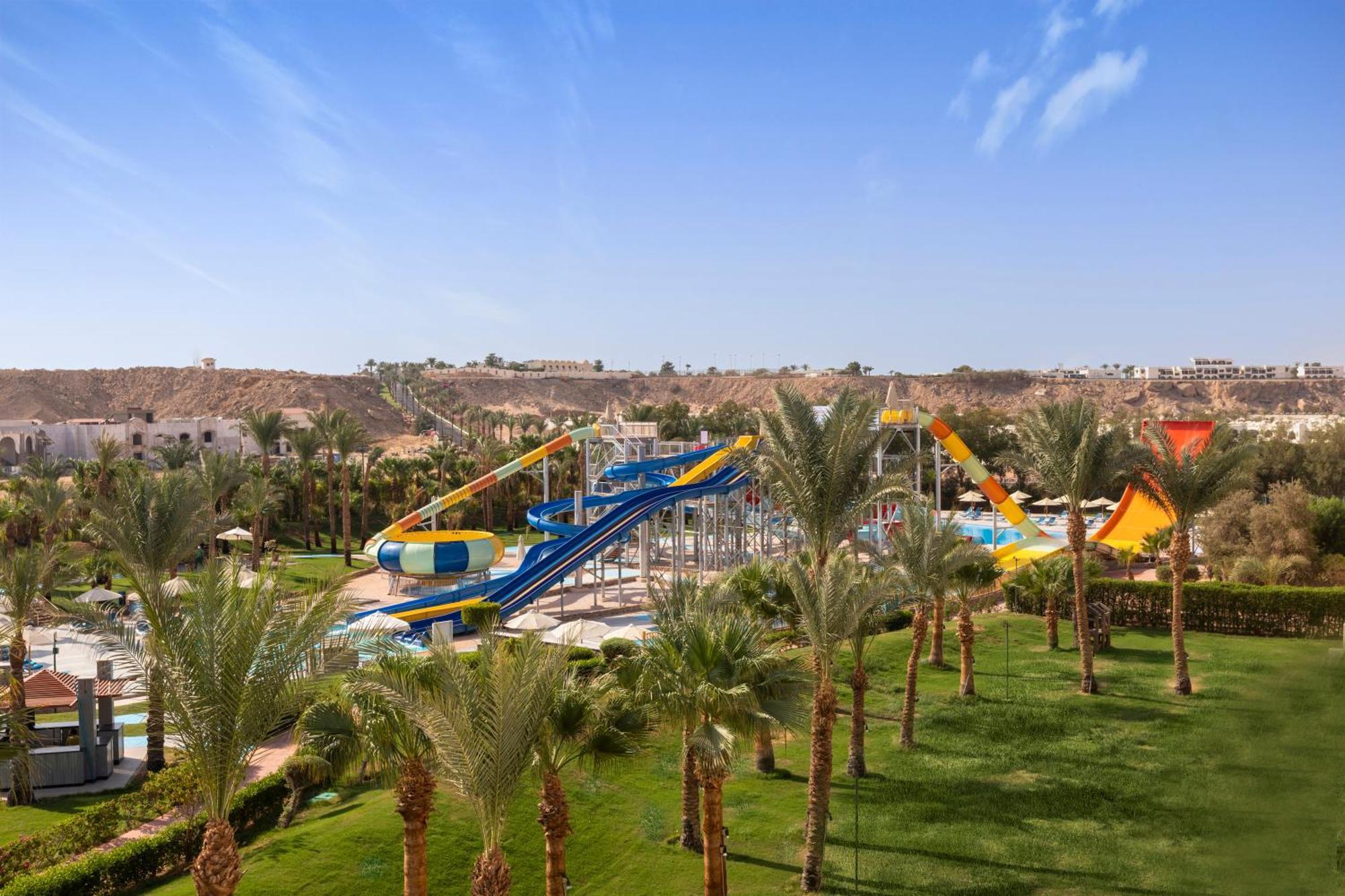 Xperience Kiroseiz Aquapark Premier-Naama Bay Otel Şarm El-Şeyh Dış mekan fotoğraf Aqua Park at Hilton Sharm El Sheikh Resort