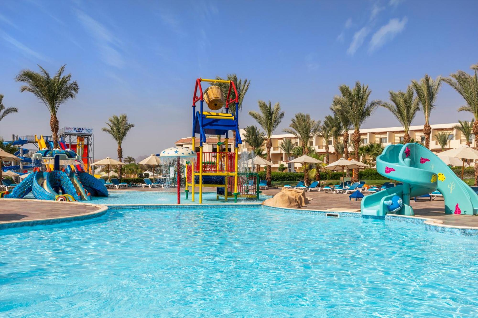 Xperience Kiroseiz Aquapark Premier-Naama Bay Otel Şarm El-Şeyh Dış mekan fotoğraf Aqua Park at Hilton Hurghada Resort