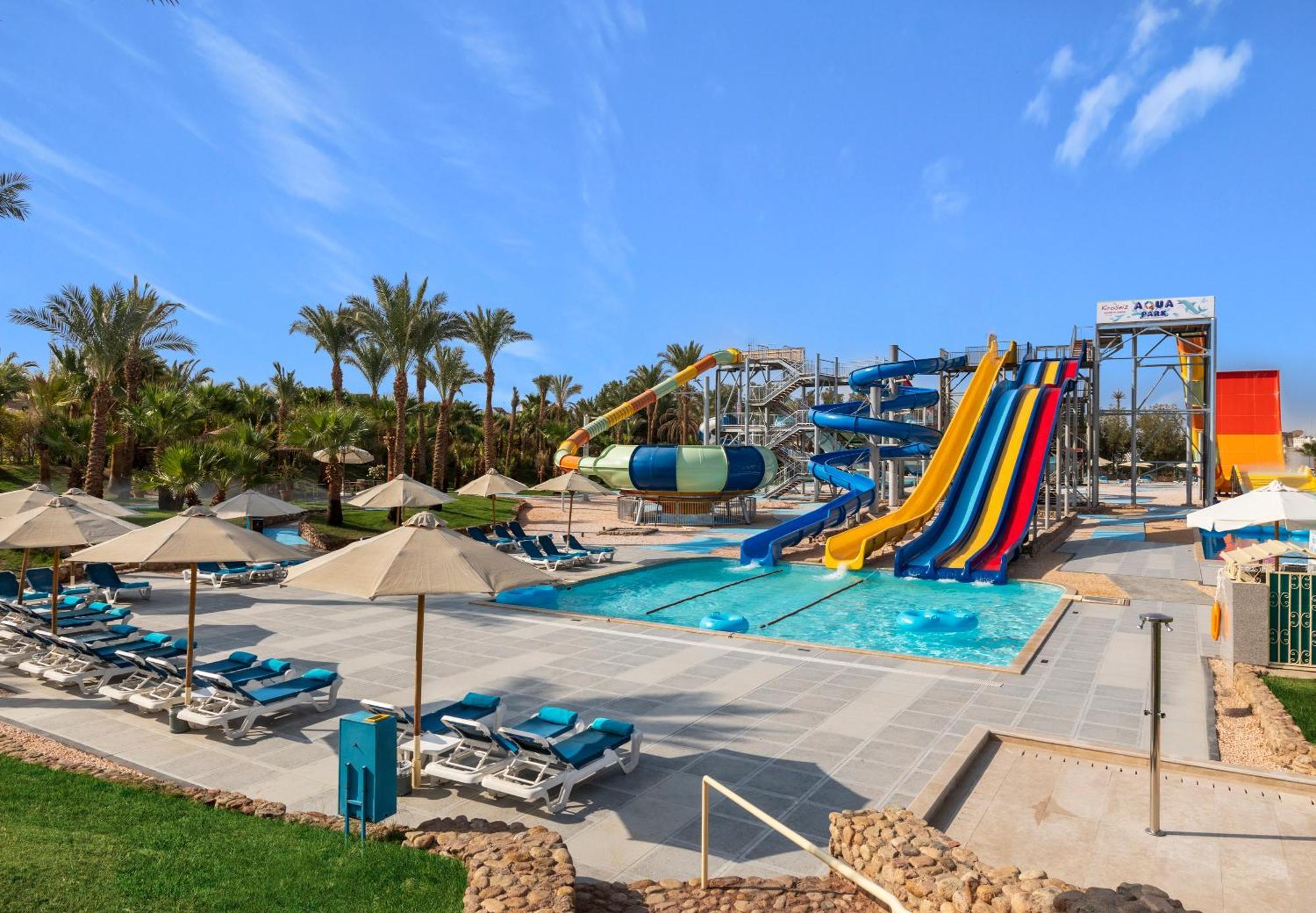 Xperience Kiroseiz Aquapark Premier-Naama Bay Otel Şarm El-Şeyh Dış mekan fotoğraf Aqua Park at Hilton Sharm El Sheikh Resort